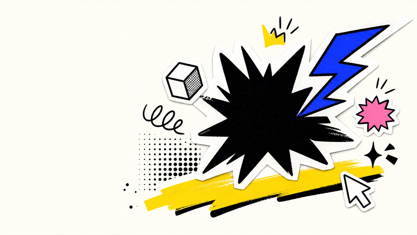 Sticker-style brand graphic representing STS WORKS